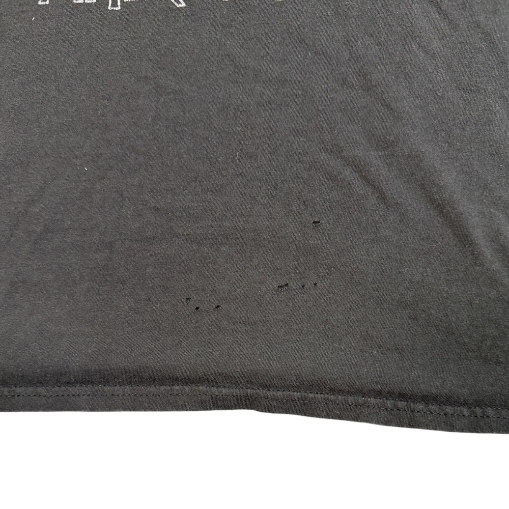 Led Zeppelin Graphic T-Shirt Mens Large Black Cotton 1977 US Tour Rock Band Tee - Picture 8 of 10